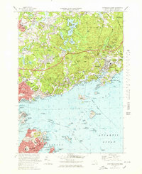 Marblehead North 1970 topographic map thumbnail