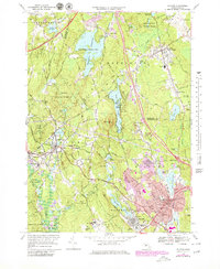 Milford 1968 topographic map thumbnail
