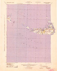 Nantucket 1942 topographic map thumbnail