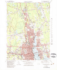New Bedford North 1979 topographic map thumbnail