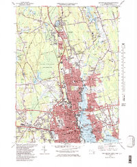New Bedford North 1979 topographic map thumbnail