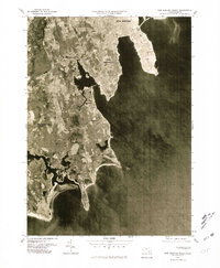 New Bedford South 1977 topographic map thumbnail
