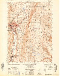 North Adams 1950 topographic map thumbnail