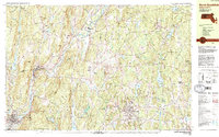 North Brookfield 1982 topographic map thumbnail