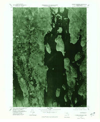 Quabbin Reservoir 1975 topographic map thumbnail