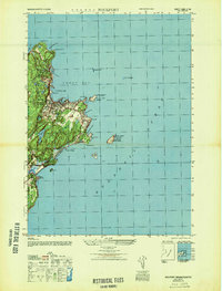 Rockport 1947 topographic map thumbnail