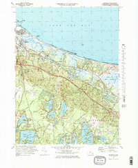 Sandwich 1972 topographic map preview