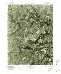 Springfield North 1975 topographic map thumbnail
