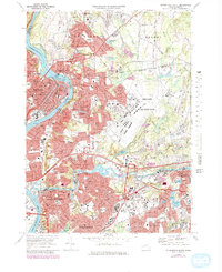 Springfield North 1972 topographic map thumbnail