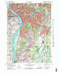 Springfield South 1958 topographic map thumbnail