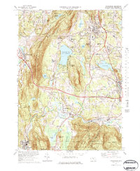 Stockbridge 1973 topographic map thumbnail