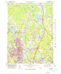 Taunton 1978 topographic map thumbnail