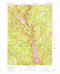 Tolland Center 1958 topographic map thumbnail