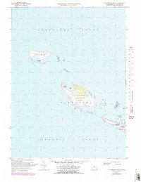 Tuckernuck Island 1972 topographic map thumbnail