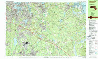 Weymouth 1984 topographic map thumbnail