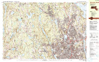 Worcester North 1983 topographic map thumbnail