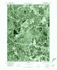 Wrentham 1977 topographic map thumbnail