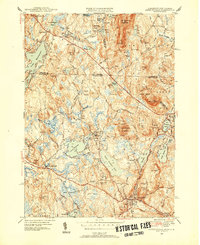 Ashburnham 1950 topographic map thumbnail
