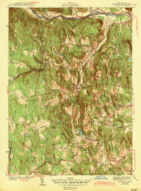 Ashfield 1943 topographic map thumbnail