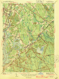 Assonet 1943 topographic map thumbnail