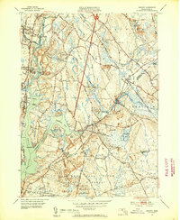 Assonet 1951 topographic map thumbnail
