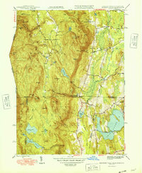 Bashbish Falls 1949 topographic map thumbnail