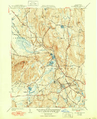 Belchertown 1943 topographic map thumbnail