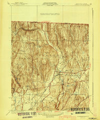 Bernardston 1941 topographic map thumbnail