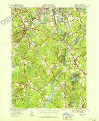 Billerica 1950 topographic map thumbnail