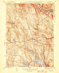 Blandford 1946 topographic map thumbnail