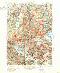 Boston North 1946 topographic map thumbnail