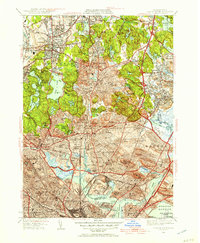 Boston North 1949 topographic map thumbnail