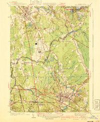 Bridgewater 1940 topographic map thumbnail