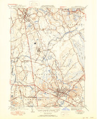 Bridgewater 1940 topographic map thumbnail