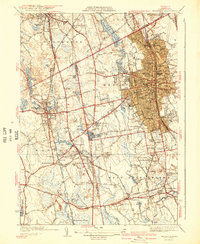 Brockton 1941 topographic map thumbnail