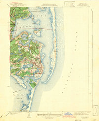 Chatham 1943 topographic map thumbnail