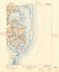 Chatham 1943 topographic map thumbnail