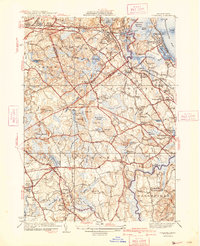 Cohasset 1941 topographic map thumbnail