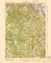 Cohasset 1941 topographic map thumbnail