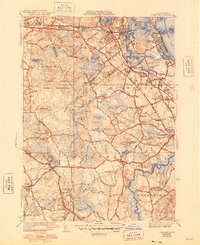 Cohasset 1941 topographic map thumbnail