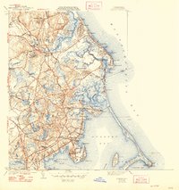 Duxbury 1941 topographic map thumbnail