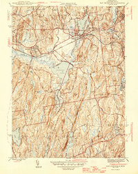 East Brookfield 1946 topographic map thumbnail