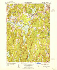 East Brookfield 1954 topographic map thumbnail