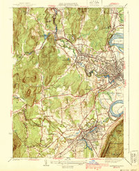 Easthampton 1939 topographic map thumbnail