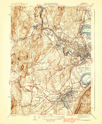 Easthampton 1939 topographic map thumbnail