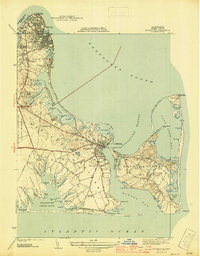 Edgartown 1944 topographic map thumbnail