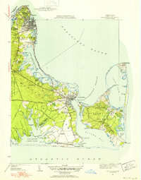 Edgartown 1951 topographic map thumbnail