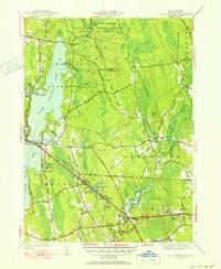 Fall River East 1951 topographic map thumbnail