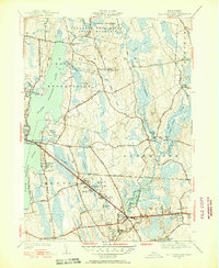 Fall River East 1951 topographic map thumbnail