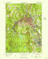Fitchburg 1954 topographic map thumbnail